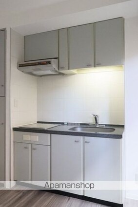 東京都目黒区駒場１丁目[1R/25.46m2]のキッチン