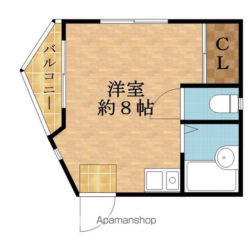 ベルモントマンションの間取り写真
