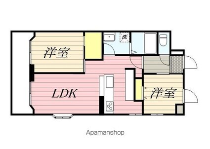 第５センチュリーハイム[2LDK/51m2]の間取図