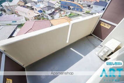 フォレストコート[1DK/31.5m2]のバルコニー