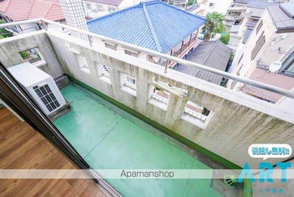 パラドール束本[1R/26.32m2]のバルコニー