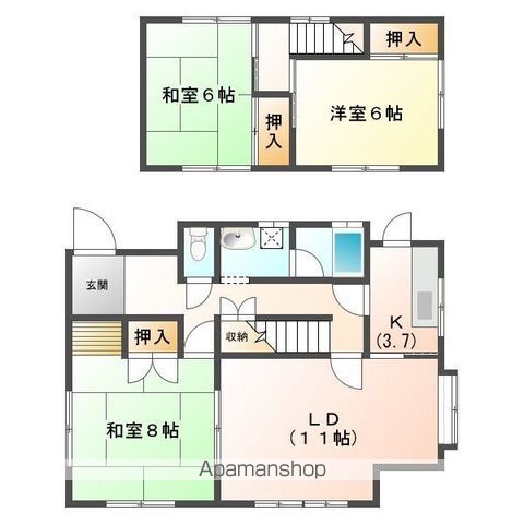 間取り：223038373016