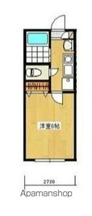 フォレストハウス鎌ヶ谷[1K/19.05m2]の間取図
