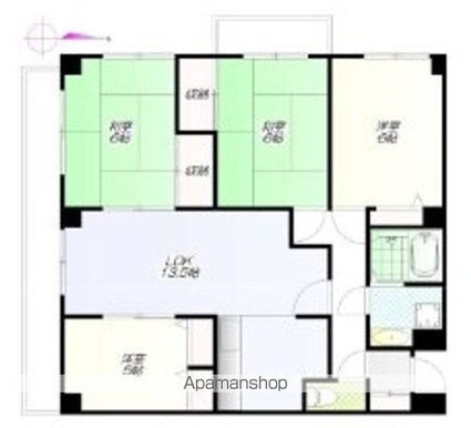 三高・サンスクエア[4LDK/81.78m2]の間取図