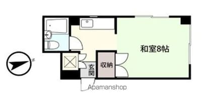 アシスト盛岡マンション[1K/23m2]の間取図