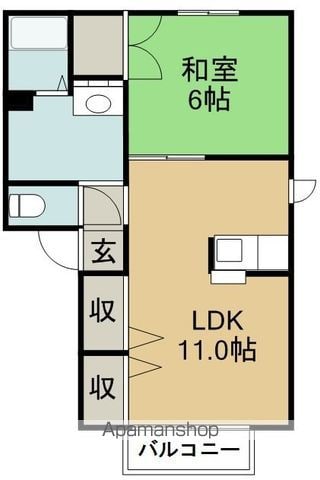 パストラルカンノA棟の間取り写真