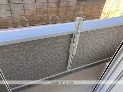 子犬と春風のダイアリー[1K/20.14m2]のバルコニー