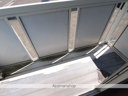 Ｓｕｒｐｌｕｓガーデンパレス[1K/28.03m2]のバルコニー