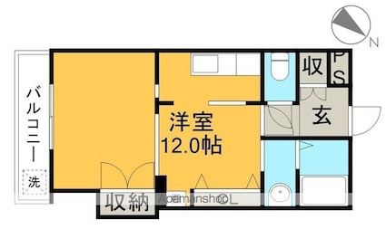 メイプル高須[1R/30.99m2]の間取図