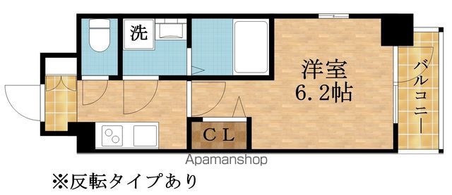 エスリード ザ・カレント大阪の間取り写真