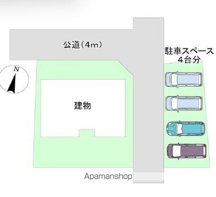 藤久良町貸戸建[3LDK/101m2]の駐車場