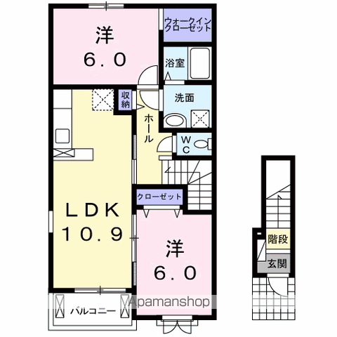 ミルト住吉IIIの間取り写真