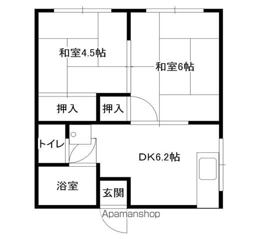 野口荘の間取り写真
