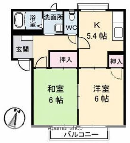 フレグランス矢賀 A棟の間取り写真