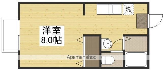 フラワー Cの間取り写真