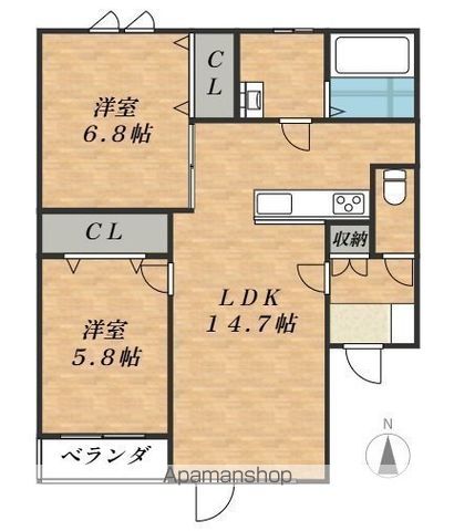 Dolce Vedenの間取り写真