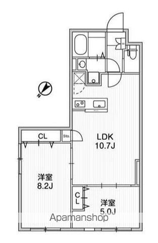 AGLAIA千石DEUX.の間取り写真