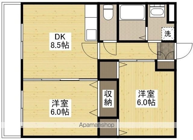 あんずマンションの間取り写真