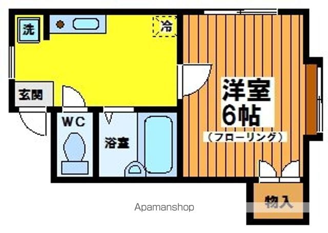 東急世田谷線 松原駅 徒歩9分 2階建 築32年の間取り写真