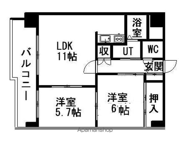 ヴィビ新札幌の間取り写真