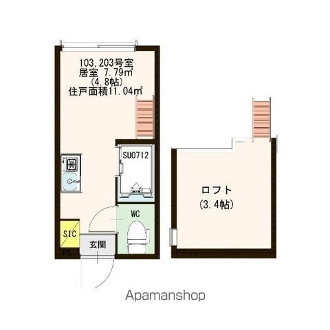 ハーモニーテラス高円寺南IIの間取り写真