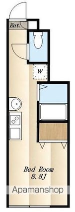 ＳＯＬＵＮＡ　ＣＲＡＣＩＡ　ＭＩＴＡＫＡⅡ[1R/19.66m2]の間取図