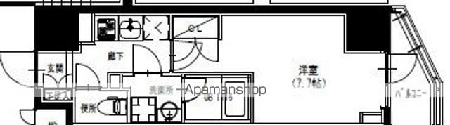 ＳーＲＥＳＩＤＥＮＣＥ曳舟[1K/26.1m2]の間取図