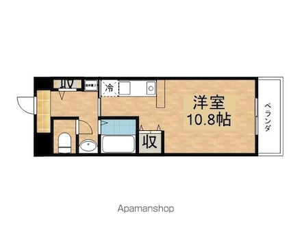 ジュネス藤[1K/28.06m2]の間取図