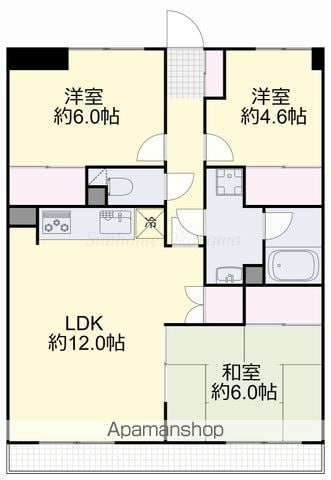 ロビニエ豊成の間取り写真