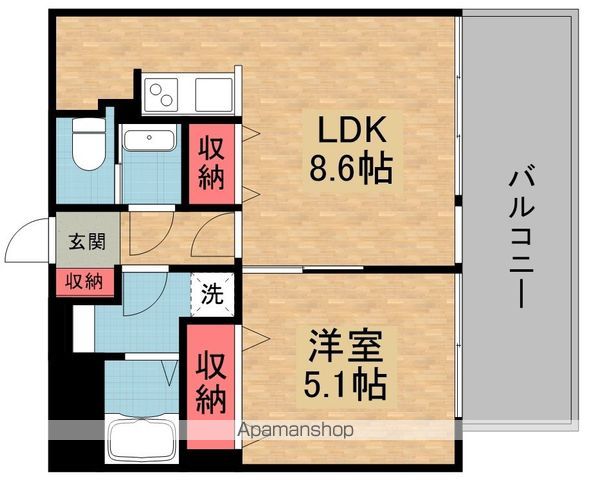 FLAT HOSHIDAの間取り写真