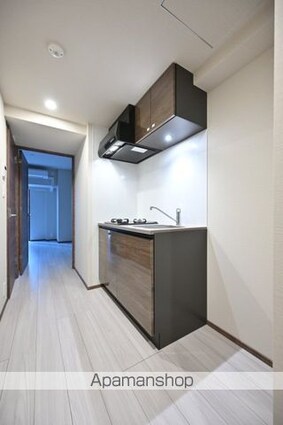 東京都目黒区東山２丁目[1K/25.44m2]のキッチン