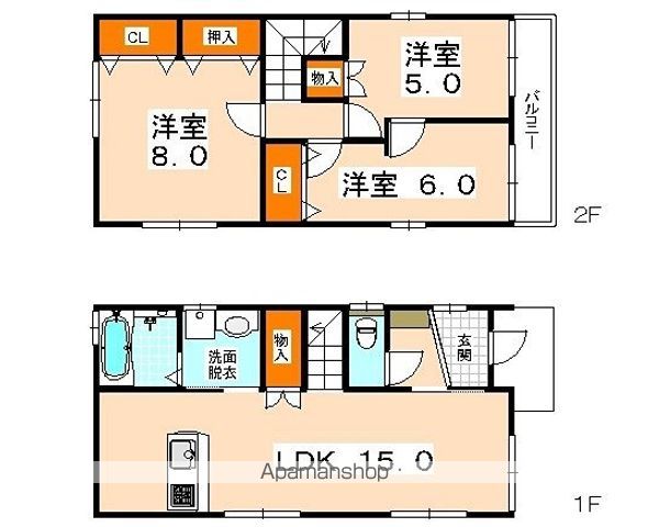 南海電鉄南海本線 堺駅 徒歩18分 2階建 築16年の間取り写真