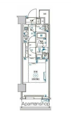 【ＬＥＸＥ　ＡＺＥＳＴ横濱関内の間取り】