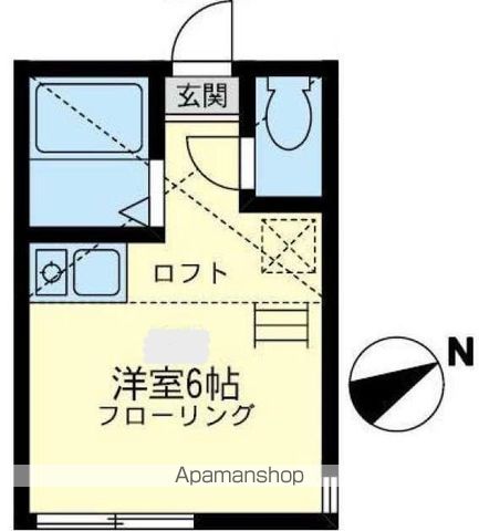 【ユナイト横浜オリヴェイラの間取り】