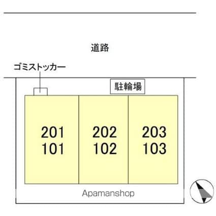 Ｄ－ｒｏｏｍ甲州街道[1LDK/36.66m2]の配置図