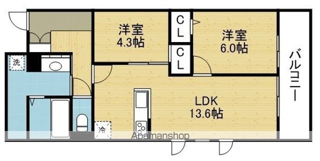 フォレストメゾンオリーブ南巽の間取り写真