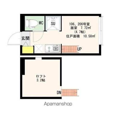 アーバンクレストの間取り写真