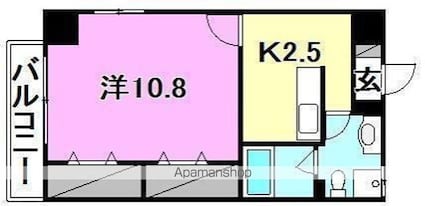ＩＮＧ－α[1K/36.8m2]の間取図