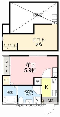 エスパーセ Kの間取り写真