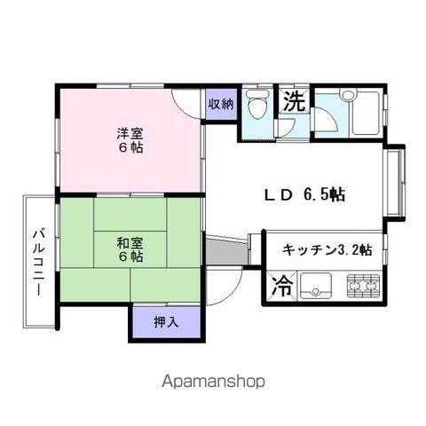 コーポ南の間取り写真