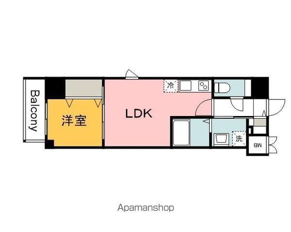 S−RESIDENCE広島駅ENABLEの間取り写真
