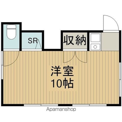 パンセＣ棟[1R/21.45m2]の間取図