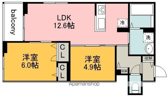 LA CIMEの間取り写真