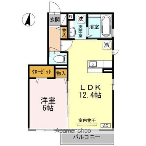 クレセント新町の間取り写真