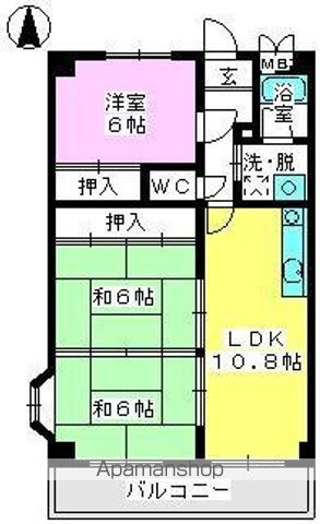 パステルハイムIIの間取り写真