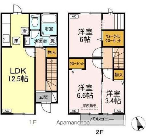 クローバーコートの間取り