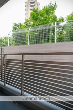 ＳＱＵＡＲＥ市谷河田町ｈｉｌｌｓｉｄｅ[1LDK/31.32m2]のバルコニー