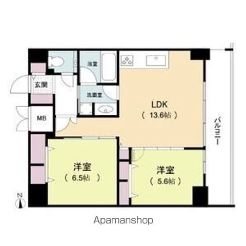 ルネフラッツ松屋町駅前の間取り写真
