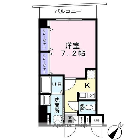 エルヴィエントライド上中里の間取り