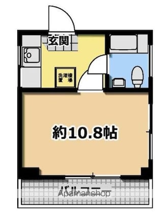 ハイツあかね[1K/17m2]の間取図